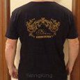 </185>T-shirt bamboo/organic cotton - black, large