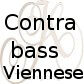 Contra bass Viennese