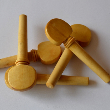 Violin Pegs 18 th c. Model 1 - Boxwood -Set