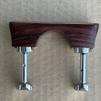 Chinrest - Violin - Central - Large - Rosewood - Bottom mounted Hill Silver fittings