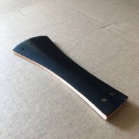 Tailpiece-Viola-Ebony Veneer with sides - on Maple, 125 mm