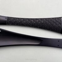 Tailpiece-Cello-Carving-Fleur-de-lis-Ebony