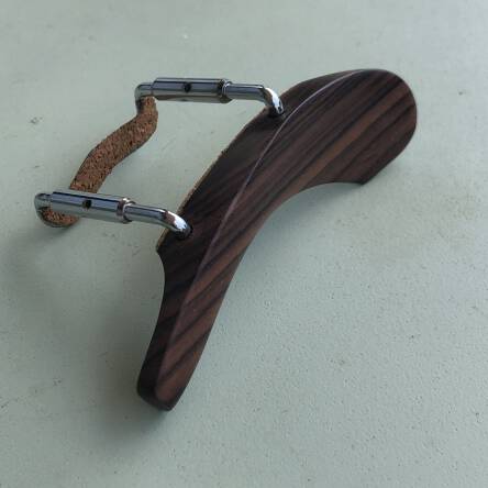 Chinrest – Violin - with double barrel - Rosewood