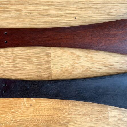 Tailpiece - Vlc- Thin brown veneer on Ebony
