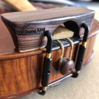 Chinrest – Violin - Central - Rosewood - Black fittings