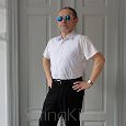 Backless Shirt-Shirty-white-norm collar 188cm/44cm