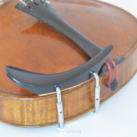 Chinrest – Violin - with double barrel - Ebony