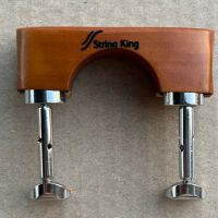 Chinrest - Violin - Central - Medium - Boxwood - Bottom mounted  Hill Silver fittings