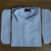 Backless Shirt-Shirty-Windsor collar 176cm/44cm