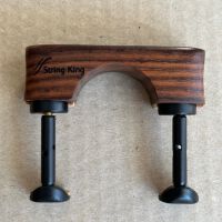 Chinrest - Violin - Central - Medium - Rosewood- Bottom mounted  Hill Black fittings