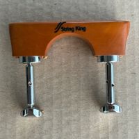 Chinrest - Violin - Central - Large - Boxwood - Bottom mounted Hill Silver fittings