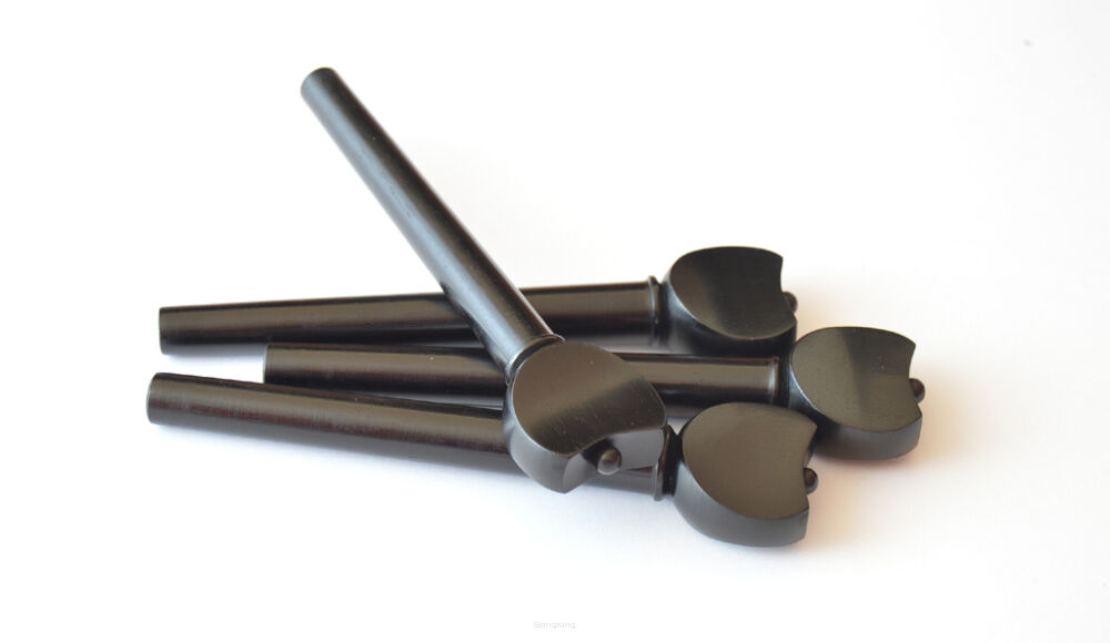 Tuning Peg Bass viol Heart Head Ebony