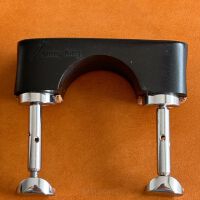 Chinrest - Violin - Central - Medium - Ebony - Bottom mounted  Hill Silver fittings