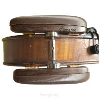 Double-Chinrest –Rosewood & Silicon - bottom mounted silver fittings