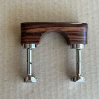 Chinrest - Violin - Central - Medium - Rosewood- Bottom mounted  Hill Silver fittings