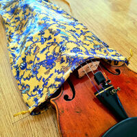 Silk Bag - Violin - Art Nouveau