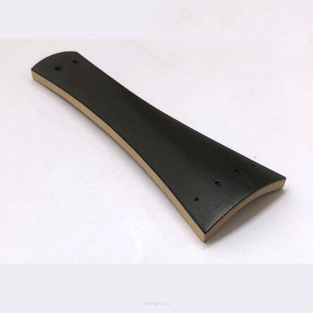 Tailpiece-Vla-Thin Black Stained Maple Veneer on Boxwood-133 mm