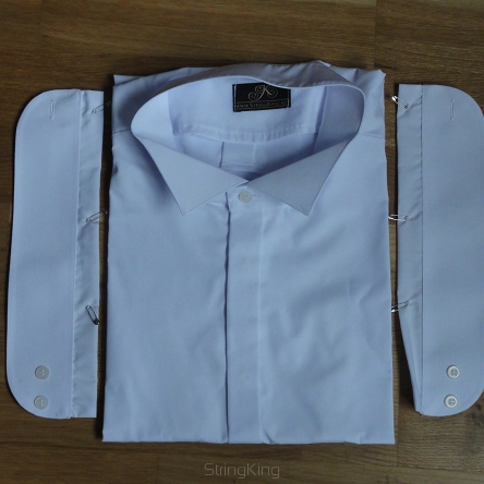 Backless Shirt-Shirty-Windsor collar 188cm/40cm