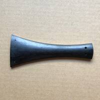 Tailpiece-Viola-Wide-Maple-Thin Ebony Veneer-133 mm