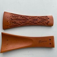 Tailpiece-Vln-Carving-Floral-Boxwood